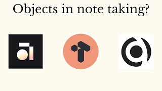 Your guide to object based note taking