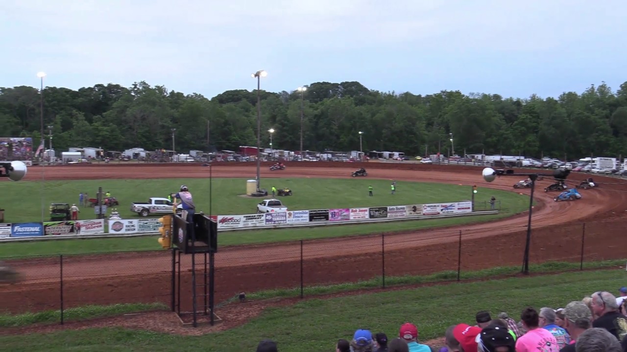Bloomington Speedway 5 26 17 Non Wing Sprints Josh Burton 