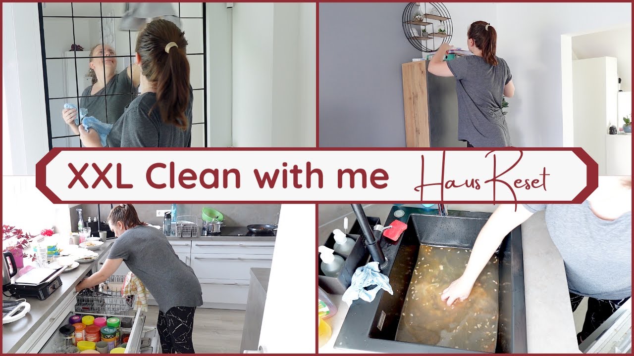 Haus Reset - Aufräum Motivation XXL - XXL Clean with me deutsch -160 m2 Haus putzen & Wäsche waschen
