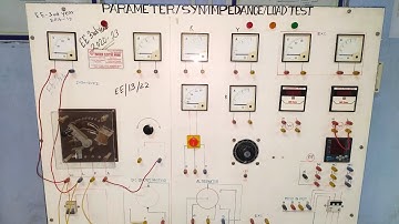 To determine voltage regulation of 3-ph alternator by OC & SC test : Synchronous Impedance Method