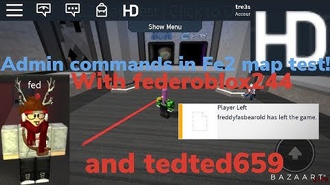Admin commands in fe2 map test! No hacks! w/ federoblox244 & tedted659