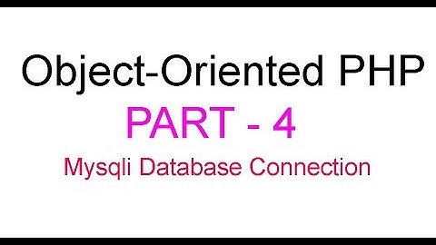 Object-Oriented PHP Bangla Tutorial Part-4(Mysqli Database connection by construct)