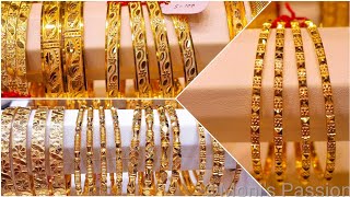 Gold Bangles Collection From 4 Grams|Light weight Bangles With Price|Bangles Gold & Bronze 2021-2022