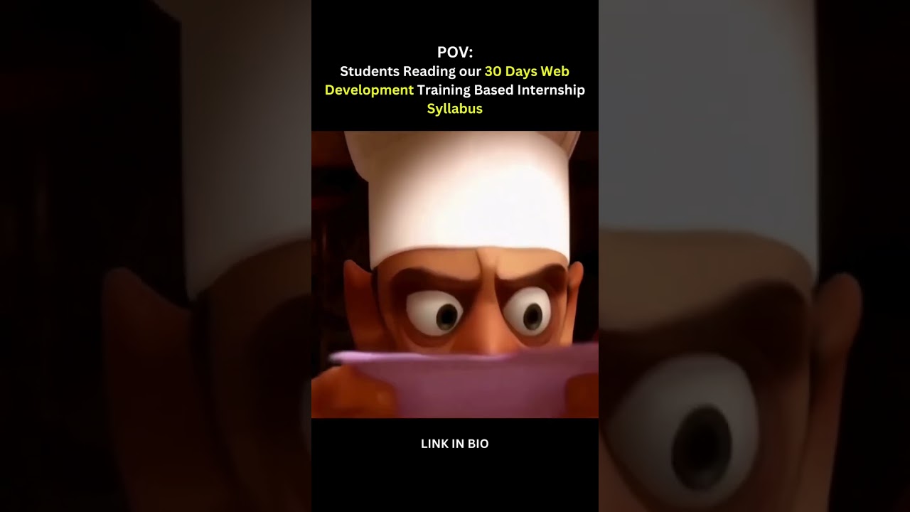 30-day Web Development Training-Based Internship and gain the skills you need to excel .