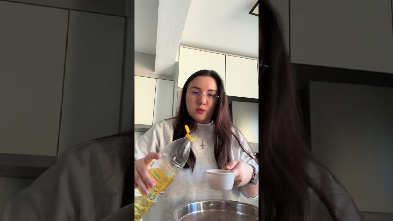 Baking chocolate cake with zucchini Bisaya version 