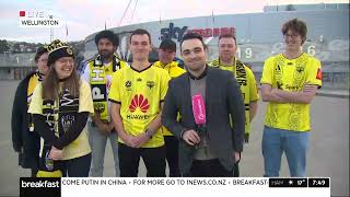 The Yellow Fever on TVNZ's breakfast show