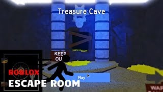 how to beat treasure cave roblox escape room