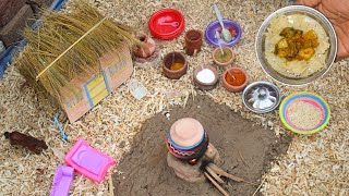 How to prepare Aloo Baigan Chawal | Baigan recipe | #1 | Mini Village Food