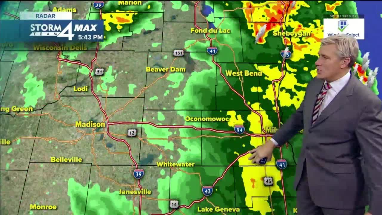 Severe weather moves out, cold temperatures move in - YouTube