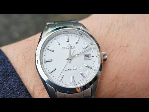 시티즌 가성비킹 시계 NB1050 의식의 흐름 리뷰! CITIZEN NB1050-59A 오토매틱 듀라텍 메탈 손목시계 해밀턴 카키필드 오토 38미리와 비교해봤습니다.