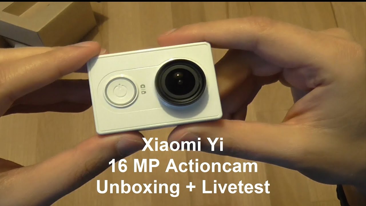 Xiaomi Yi Actioncam Unboxing Günstige GoPro Alternative? Yi App YouTube