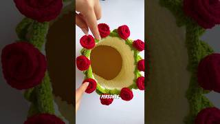 ❤️Bolso de Rosas #tejedoras #crochet