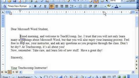 Word 2003 Tutorial Indenting Paragraphs Microsoft Training Lesson 6.2