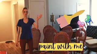 WATCH ME PAINT | FRENCH PROVINCIAL CHAIR PAINTING & FLIPPING TUTORIAL (PART 1)