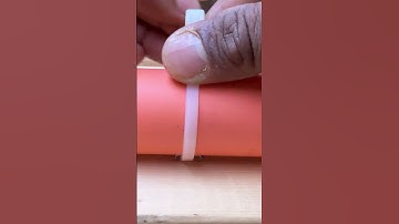 Secure Water Pipe Hack Part 2! 🔧 Using Staple Gun & Wire Tie | DIY Plumbing Trick #Shorts