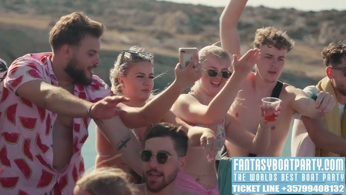 FANTASY BOAT PARTY AYIA NAPA CYPRUS Thursday 27th July 2017 