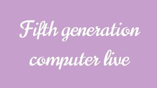 Fifth generation computer live | c for all | 18cps13 | 18cps23 | c programming and problem solving Net Worth