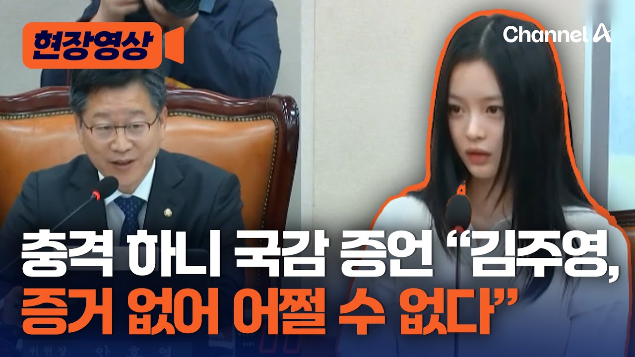 [현장영상] 충격 하니 국감 증언 