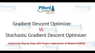 Gradient Descent Optimizer Vs Stochastic Gradient Descent  Optimizer | Optimizer in Deep Learning