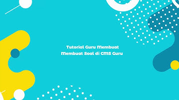 CMS Guru - Input Soal (web browser)