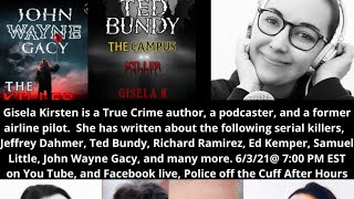 #GiselaK author, #truecrimewriter, #podcaster and self care aficionado, on Police off the Cuff