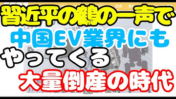 【ニュースに愚見】習近平の鶴の一声で中国EV業界にもやってくる大量倒産の時代