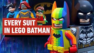 Every Suit in LEGO Batman: Legacy of the Dark Knight