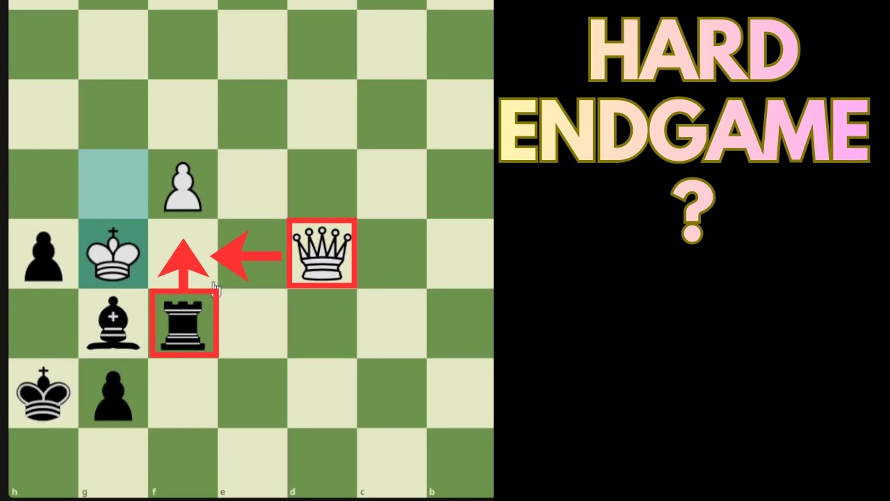 Hard Endgame Right? ⚔️ Chess Puzzle Gameplay