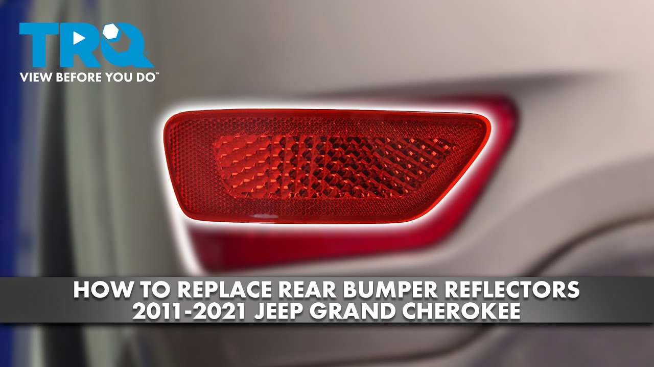 Как заменить отражатели заднего бампера на Jeep Grand Cherokee 2011–2021 годов