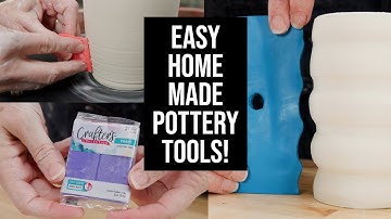 EASY Homemade Pottery Tools - CHEAP and EASY!