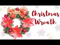 Easy Christmas Wreath | DIY | Christmas Decoration at Home | Cara Membuat Hiasan Natal