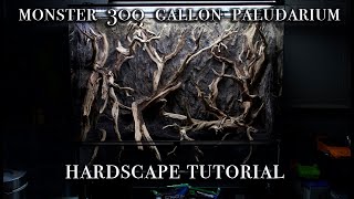 300 GALLON MONSTER PALUDARIUM HARDSCAPE TUTORIAL!