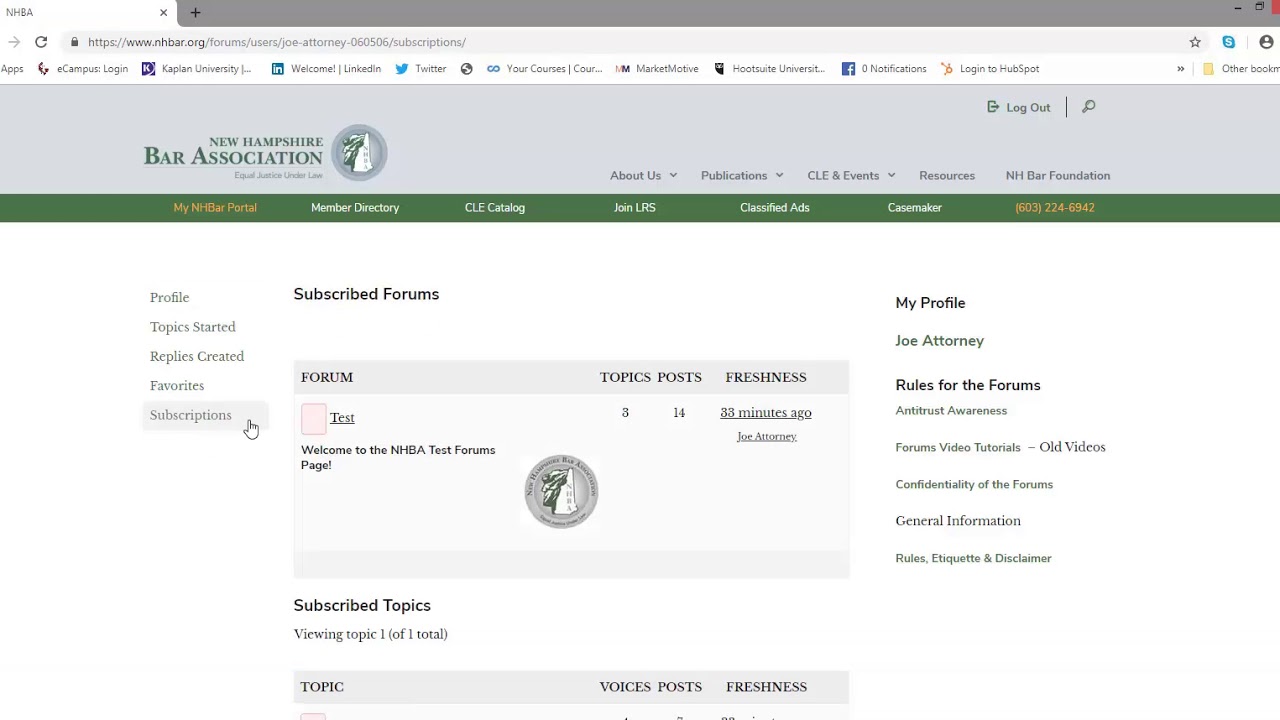 Managing Subscriptions - YouTube