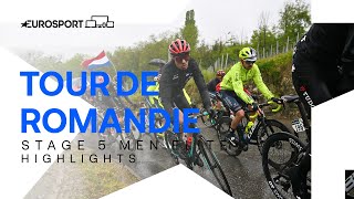 SWISS SHOWDOWN 🔥 | Tour of Romandie Stage 5 Highlights | Eurosport Cycling
