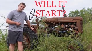 WILL IT START??  My GreatGrandpa's Old Farmall Super A Tractor