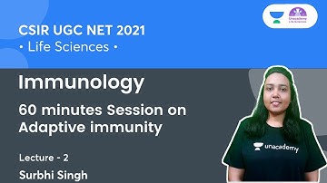 60 minutes Session on Adaptive Immunity | Immunology | CSIR UGC NET 2021 | By Surbhi Singh