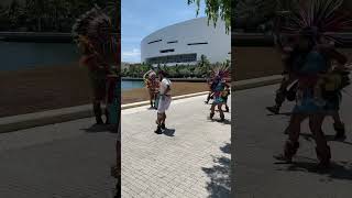 Indigenous protest of overdevelopment and pollution on ancient burial grounds. #miami #native