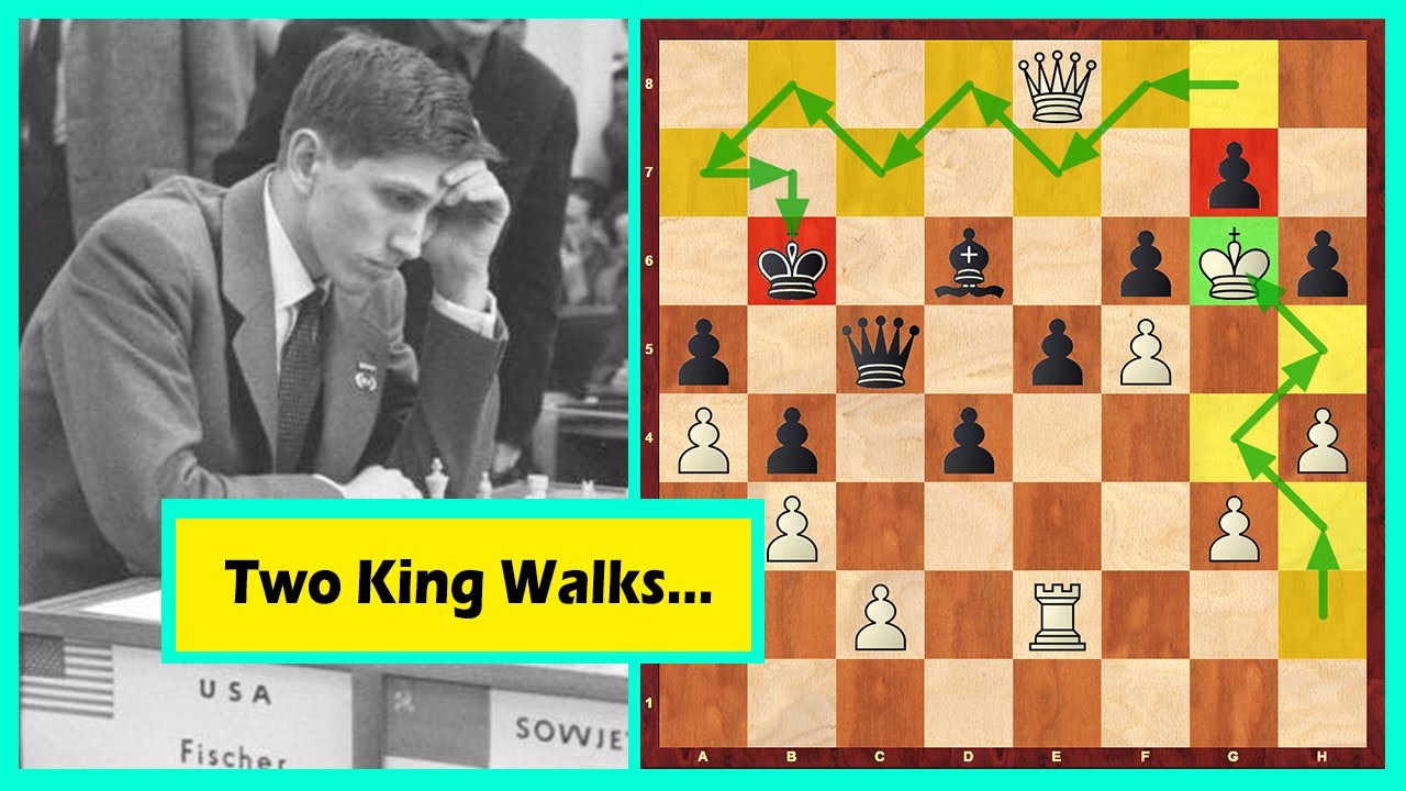 ⁣Two King Walks In One Game! Fischer's Is Better