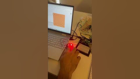 Sound visualizing music instrument with Arduino and P5js