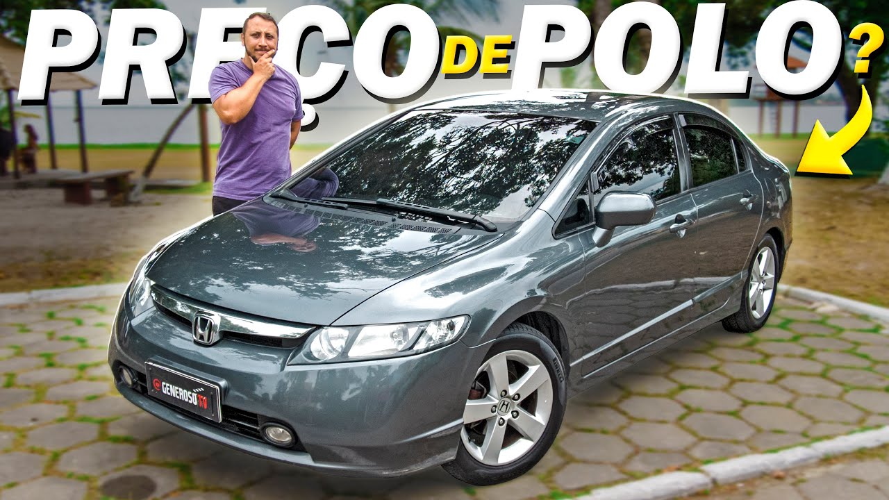 UM SEDAN de PATRÃO MAIS BARATO que o JETTA e COROLLA?😱 Honda New Civic