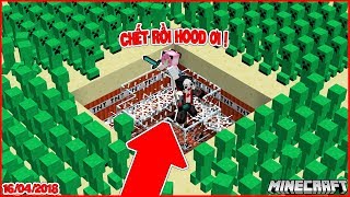 THỬ THÁCH TIÊU DIỆT 1000 CON ZOMBIE BẰNG TƠ NHỆN*REDHOOD TIÊU DIỆT 1000 CON CREEPER CHỈ VỚI TƠ NHỆN