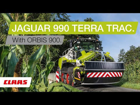 CLAAS JAGUAR 990 TERRA TRAC with ORBIS 900.