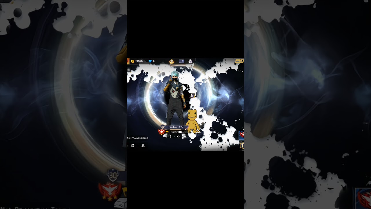 free fire new lobby animation shorts 😼😮‍💨