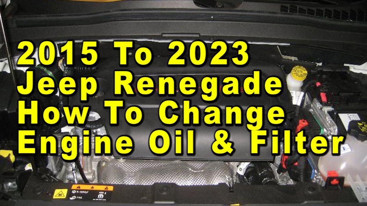 2023 Jeep Renegade Oil Type