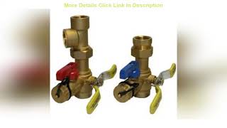 Best Review Rheem Rtg20220Ab Webstone Tankless Water Heater Service Valve Kit, Clean Brass