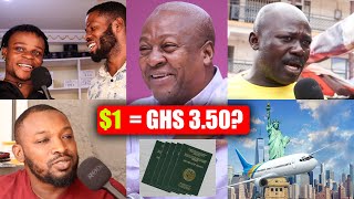 Will You Still Travel To Americaeurope If 1 Dollar Ghc 3.50P? Sunyani Residents Speak Out