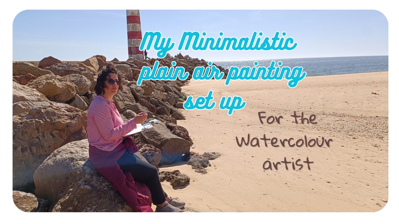 My ultimate watercolour travel kit /Plain air painting set up