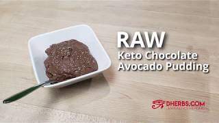 Raw Keto Chocolate Avocado Pudding Dherbs