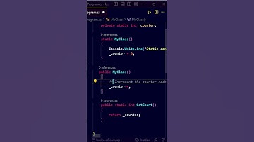 static constructor in c#