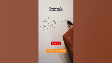 Samarth name signature | Signature design 🖊️🖊️ #shorts